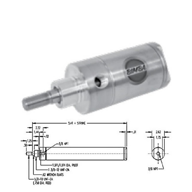 美國Bimba繽霸 MRS-500.5-DQT3T4氣缸